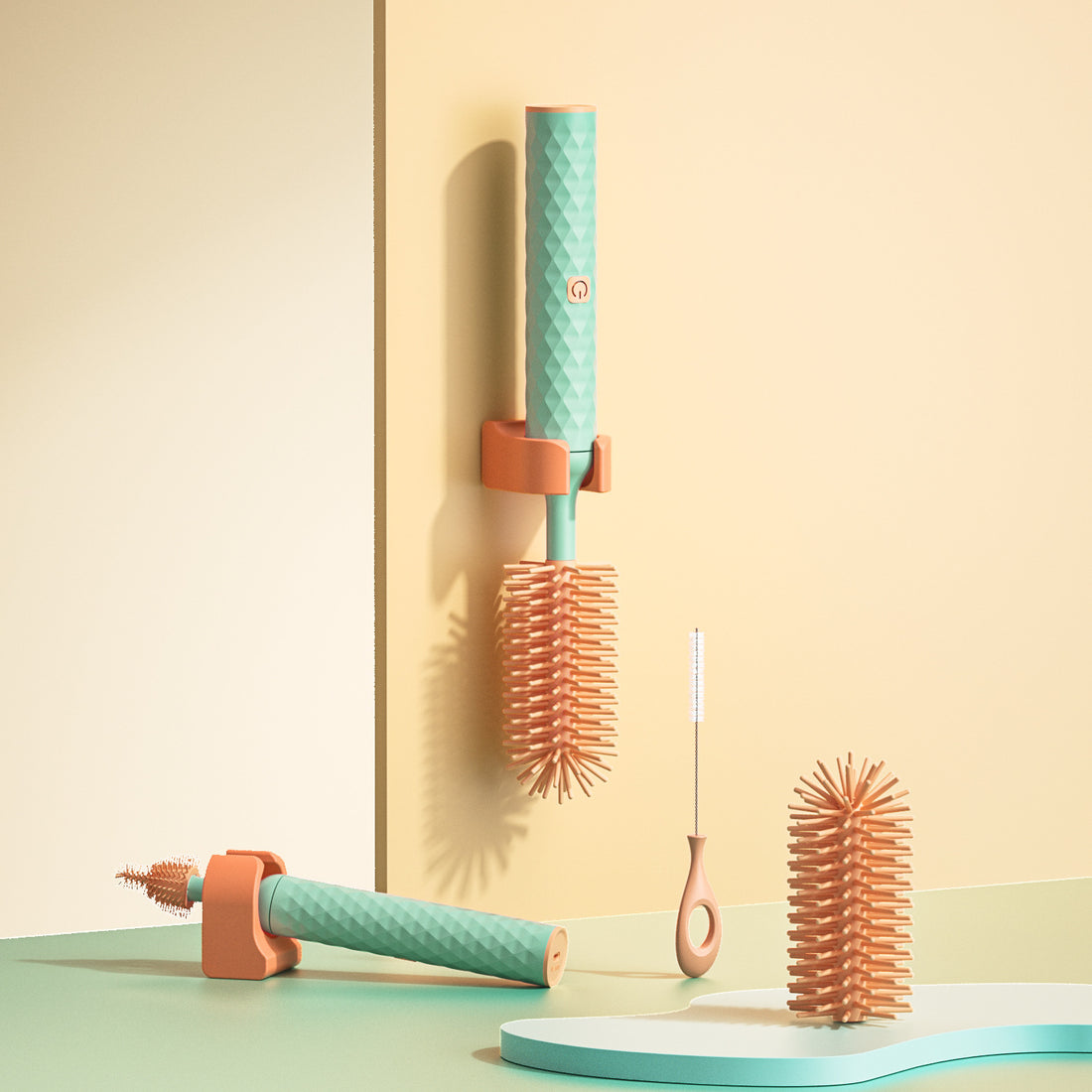 Electric Bottle Brush Set